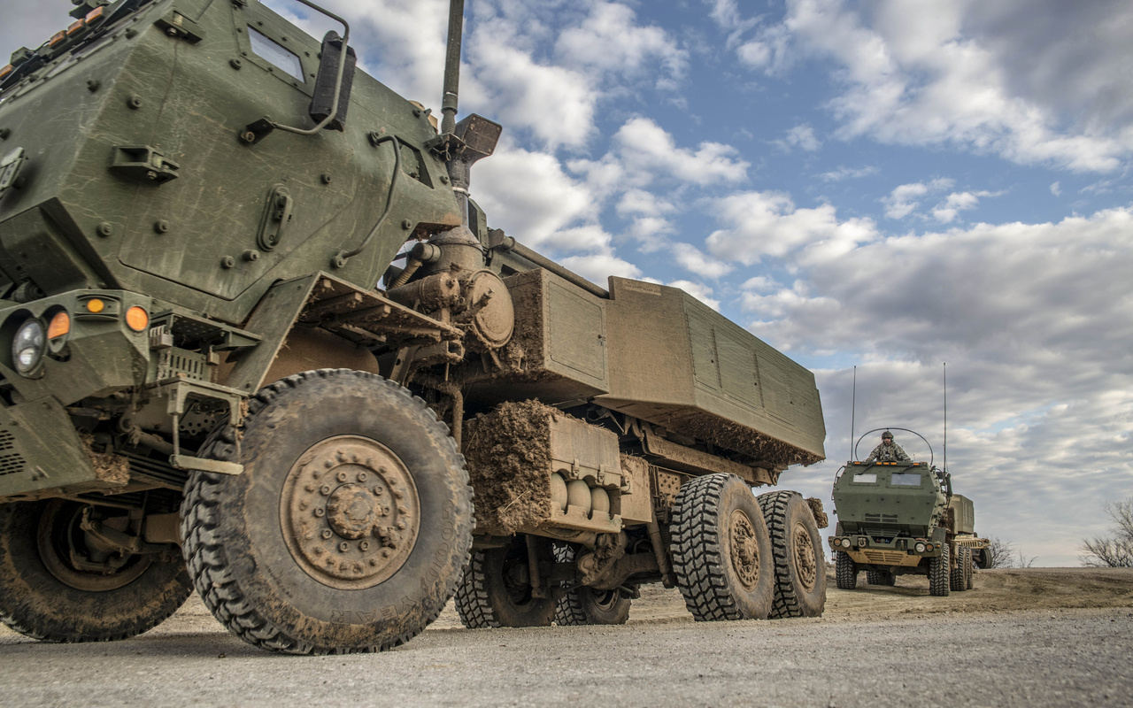 m142 himars, light multiple rocket launcher, us defense, rocket artillery systems