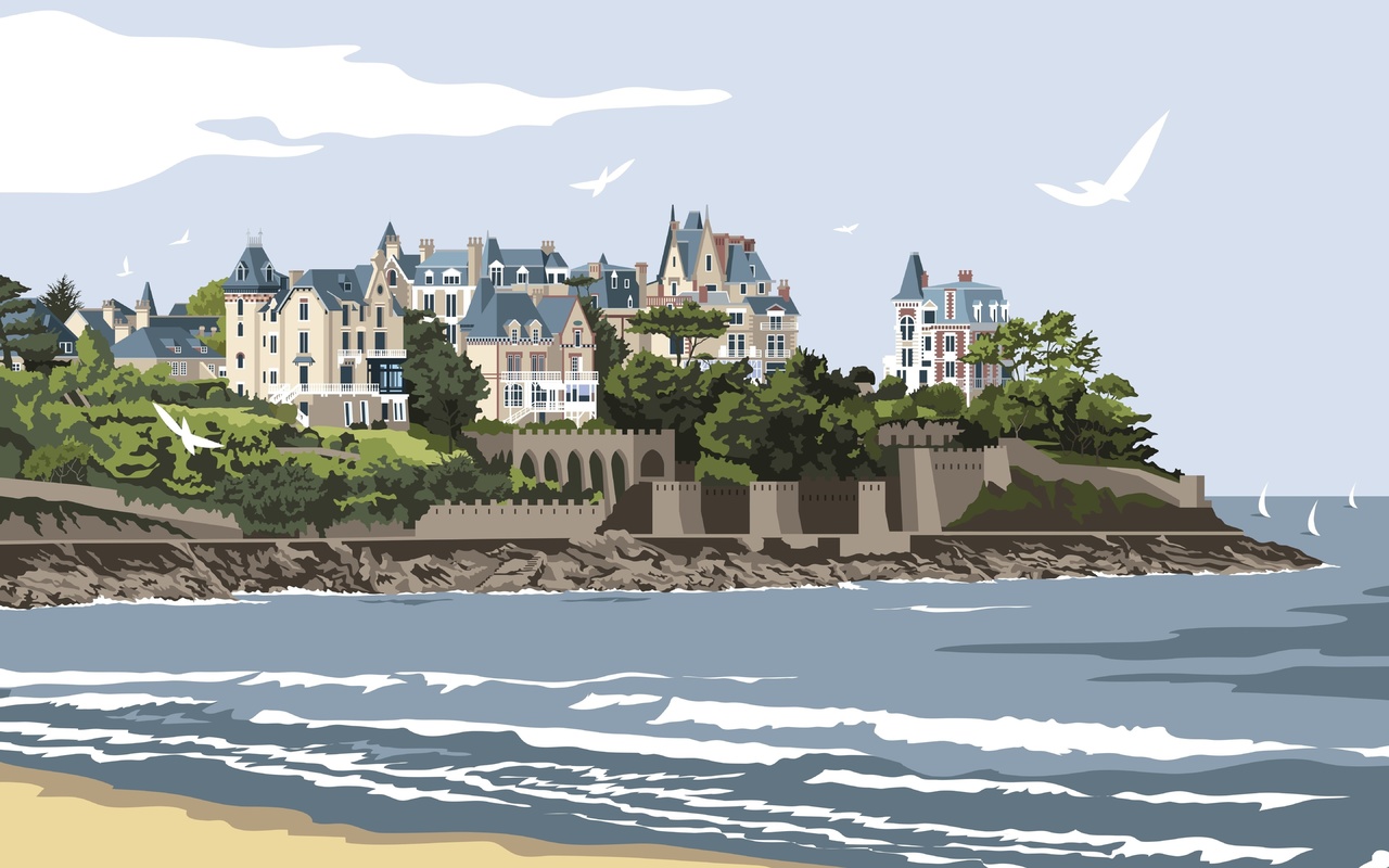 dinard, brittany, france