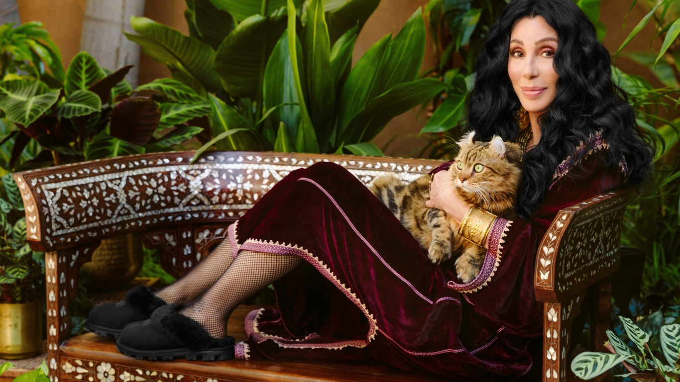 cher, singer, ugg campaign