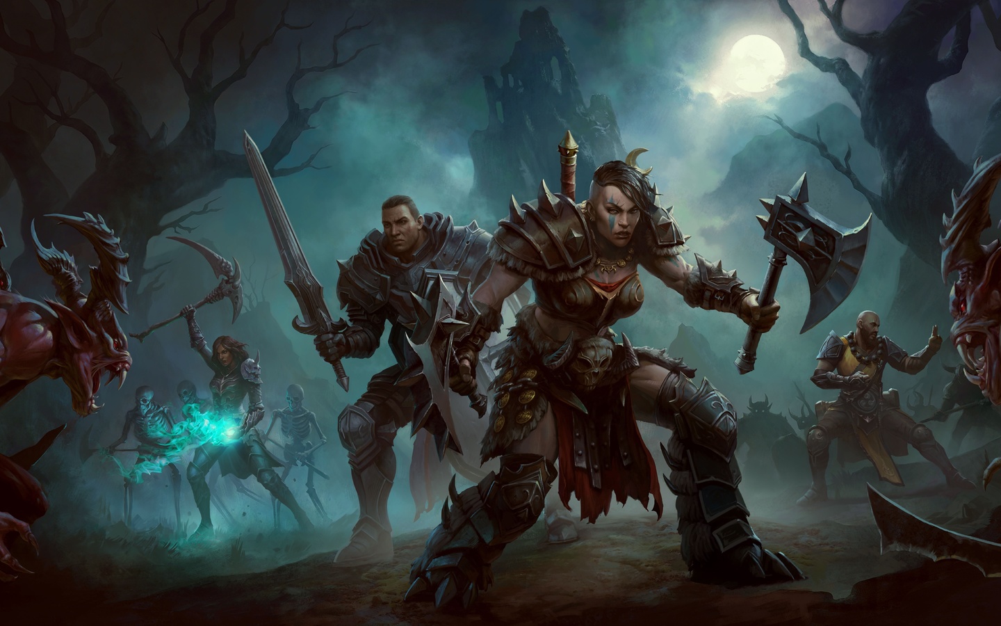 diablo immortal, massively multiplayer online action role playing video game, adventure battle