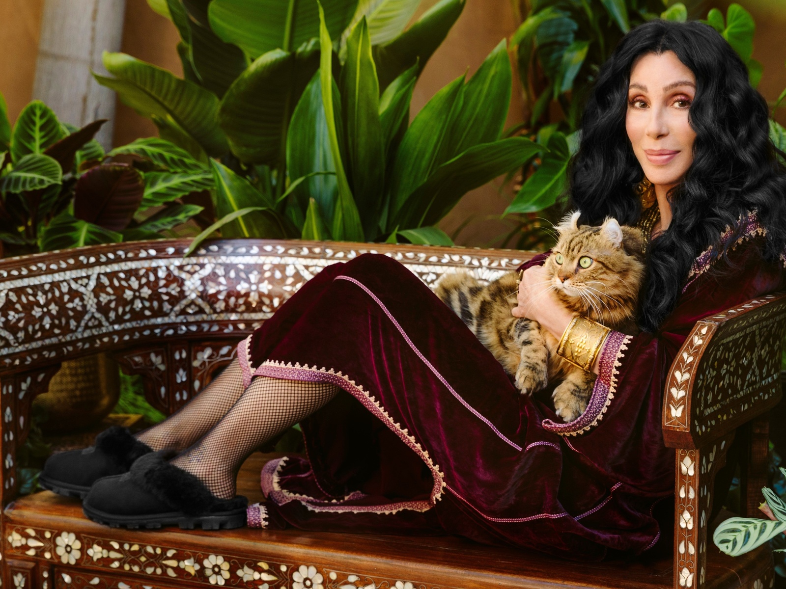 cher, singer, ugg campaign