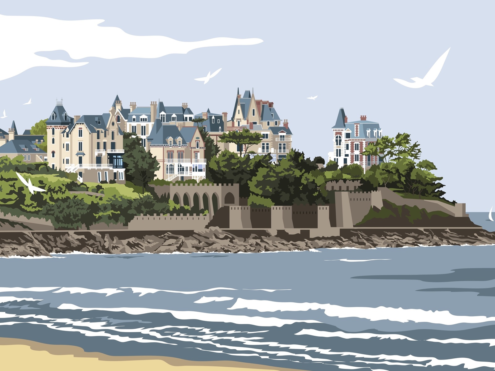 dinard, brittany, france