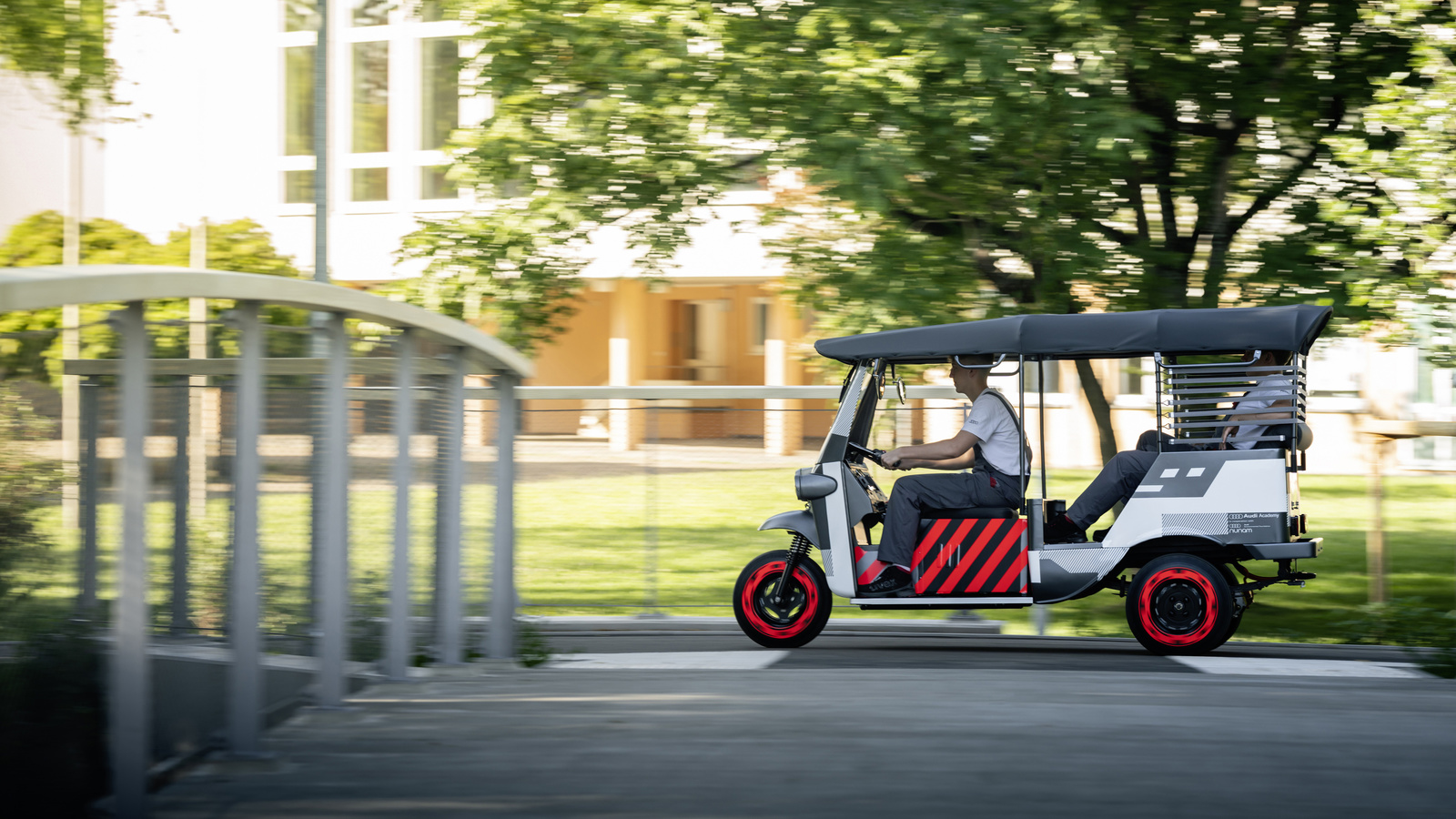 audi, germanindian start-up nunam, electric rickshaw