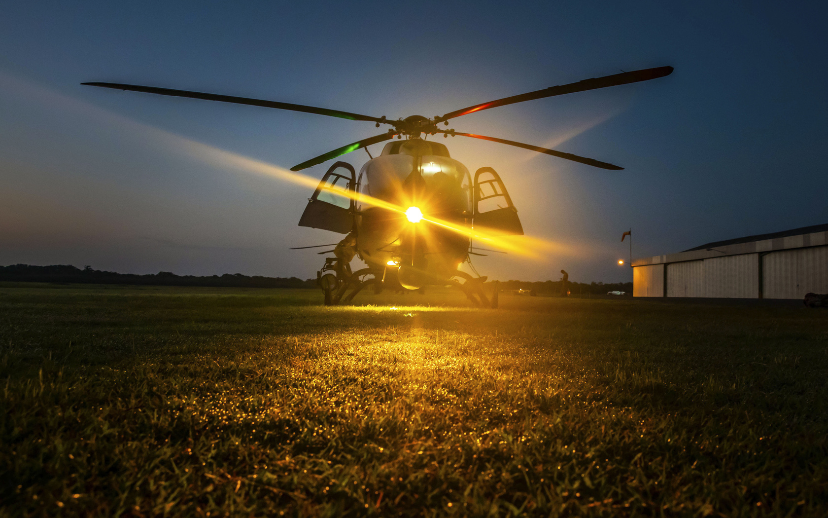 eurocopter uh-72 lakota, twin-engine helicopter with a single, four-bladed main rotor, puerto rico, us marine corps