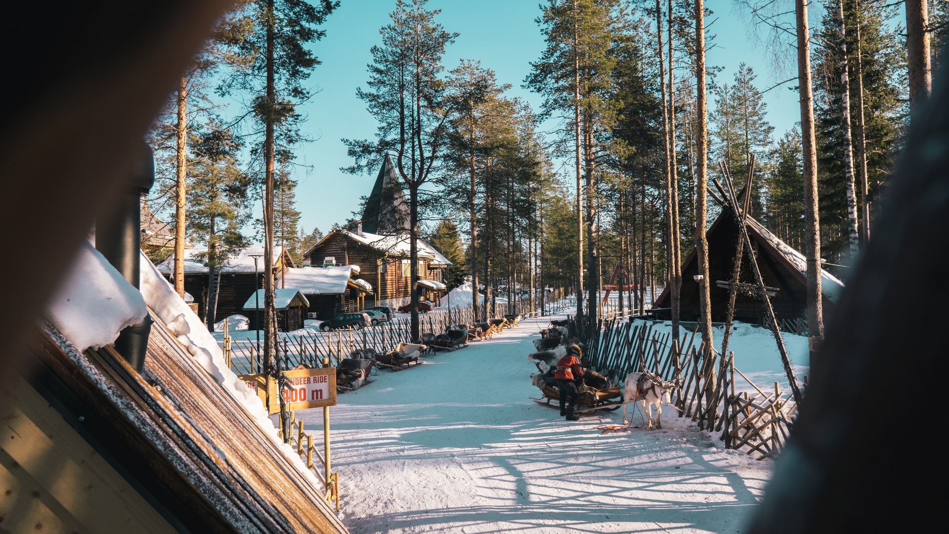 winter, finland, snow covered roads, tourism