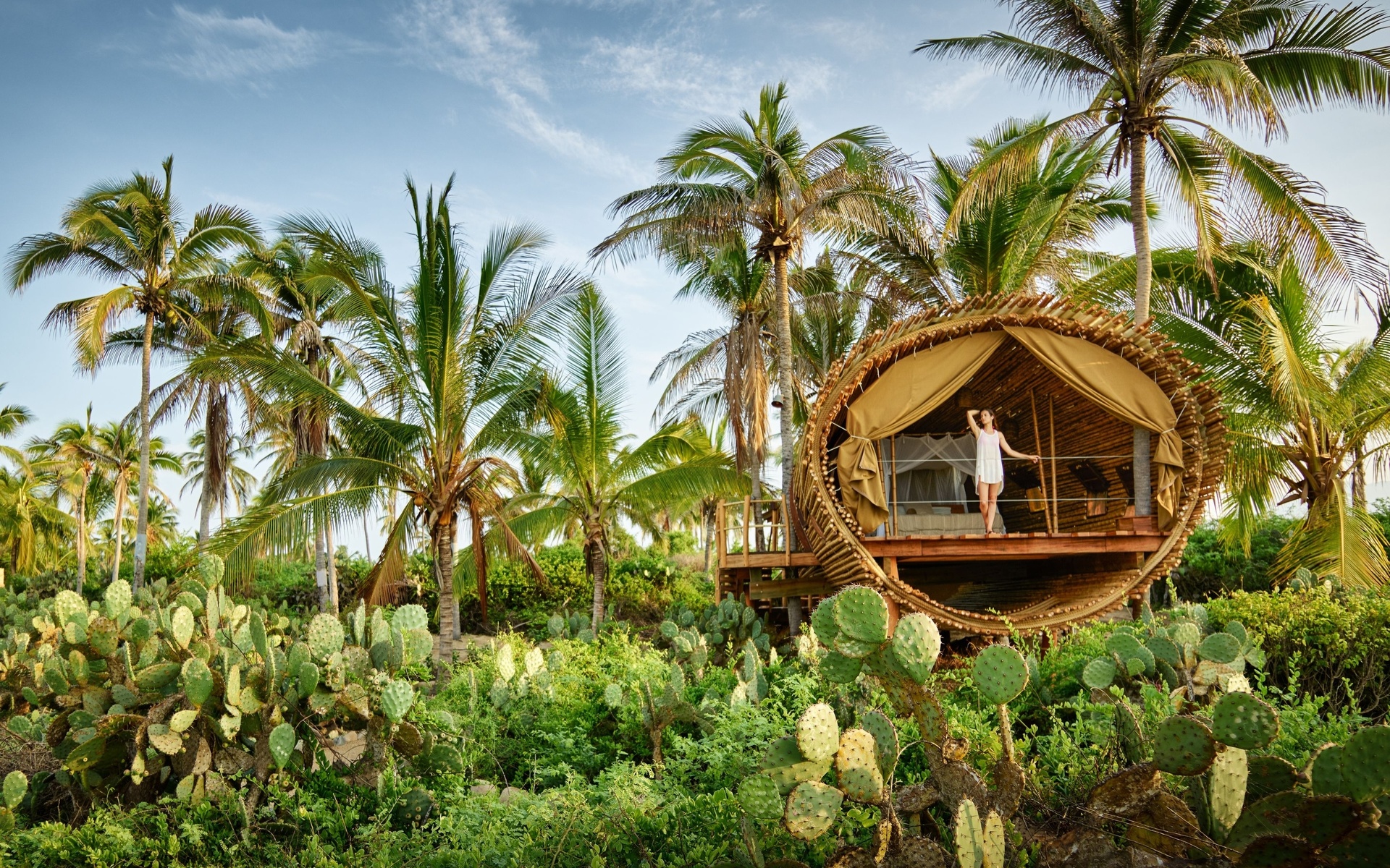 playa viva, luxurious eco resort, mexico, eco luxury boutique hotel, treehouse resort