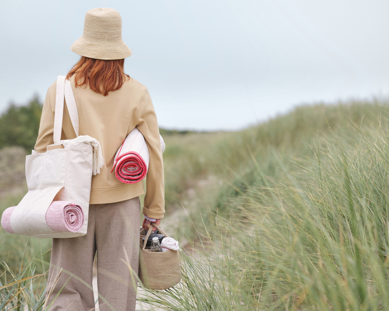 nature, yoga mat, ikea, recreation, carrying basket