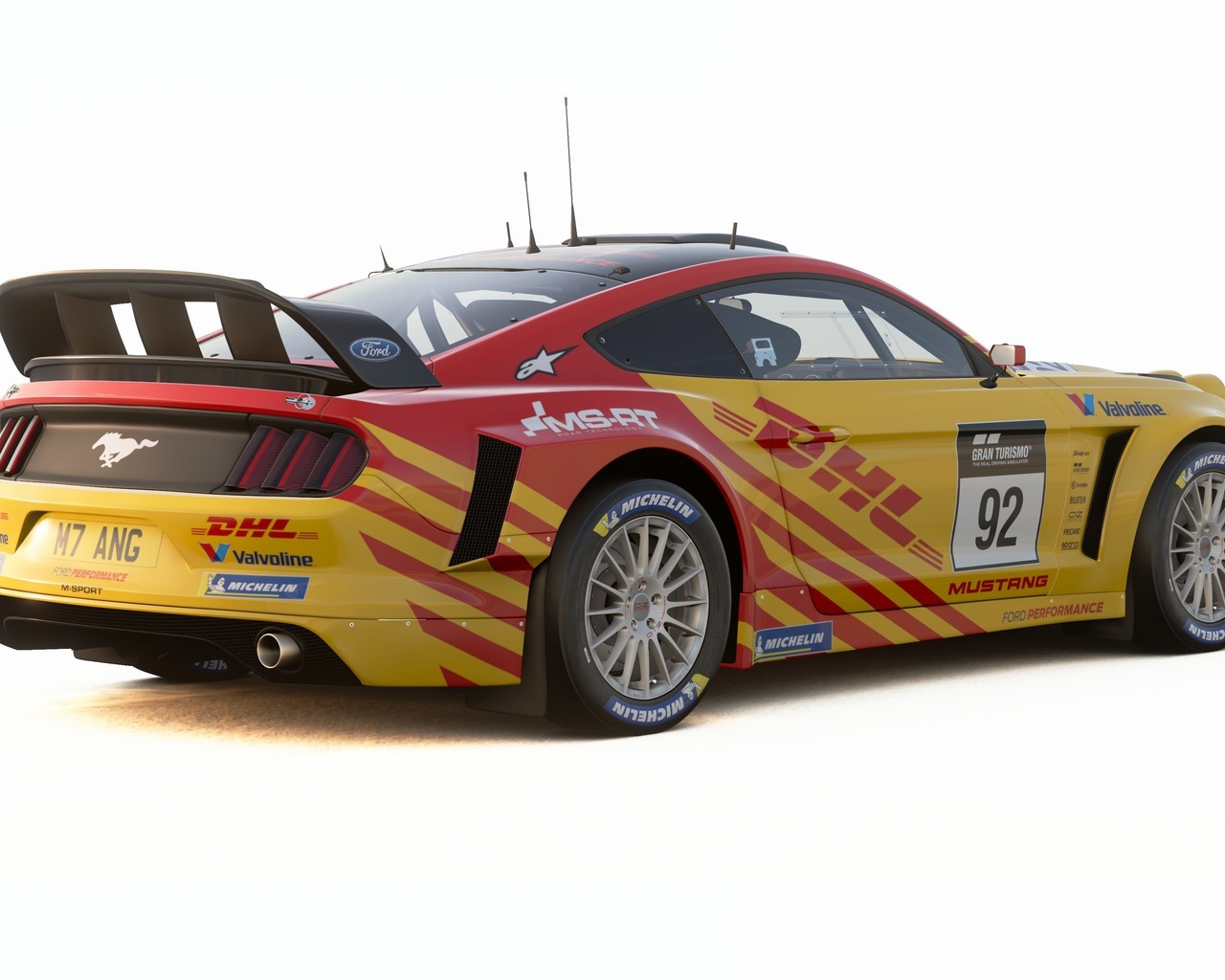 dhl mustang rally car, livery editor, ford