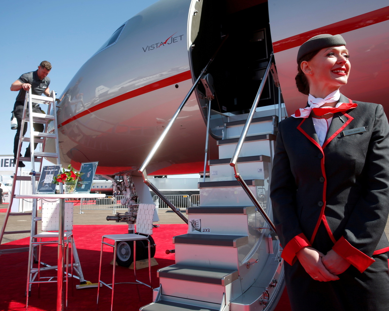 bombardier global 7500 vistajet, airport, henderson, nevada, business jet