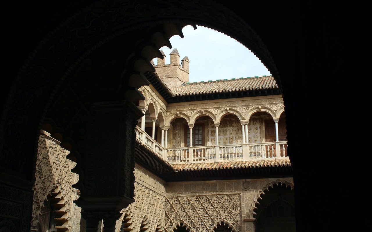 alcazar of seville, spain, verdant palace, royal palace