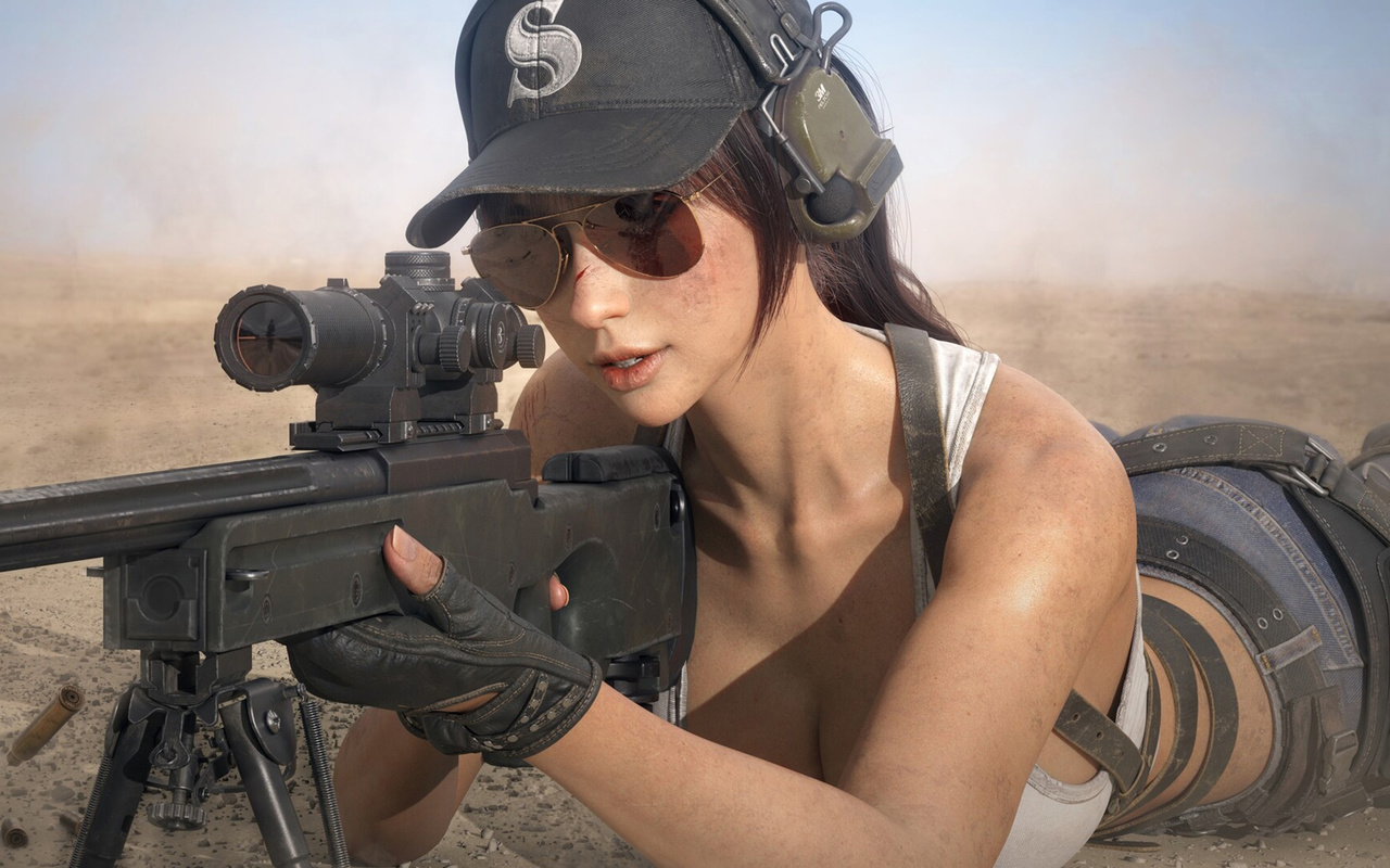 tomb raider, lara croft, video game girls, video games, jeans, t-shirt, white t-shirt, desert, baseball cap, ponytail, rifle, arms, sniper rifle, digital art, fantasy girl, gun, pistol, ass, sunglasses, glasses