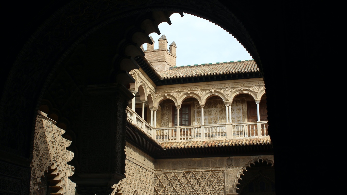 alcazar of seville, spain, verdant palace, royal palace