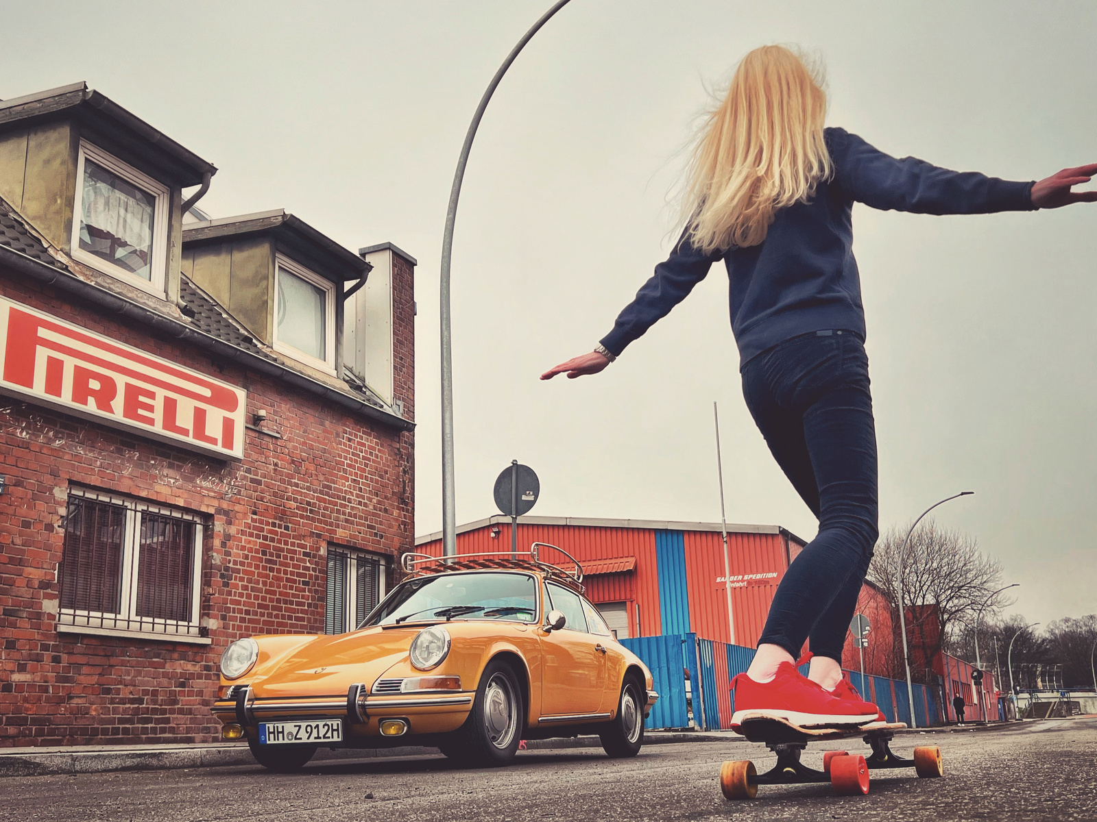 porsche, sports car, porsche 912, sylt, germany