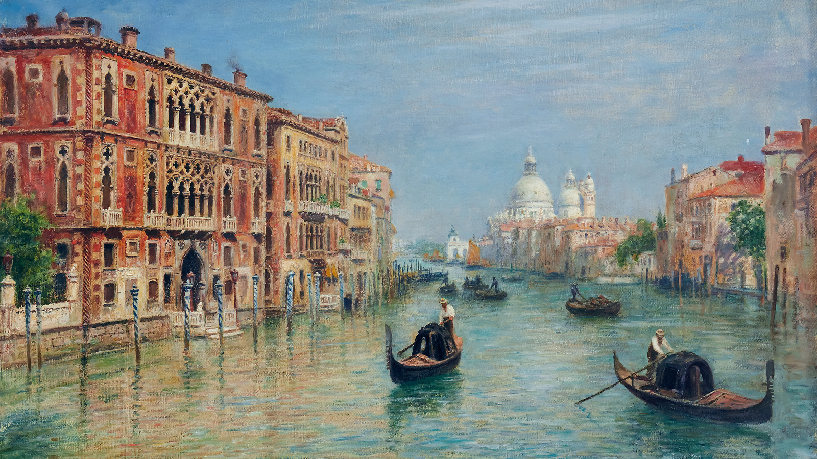 frans wilhelm odelmark, swedish, grand kanal venedig