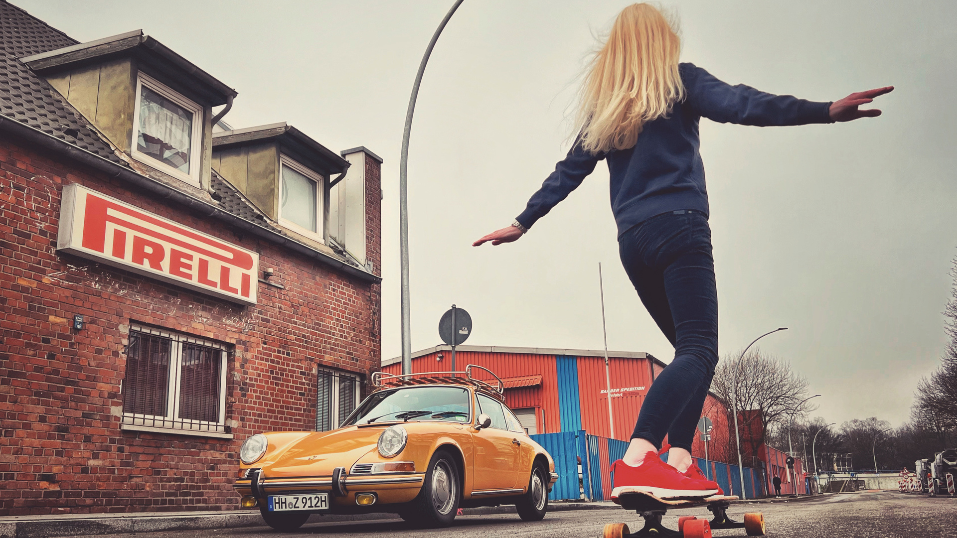 porsche, sports car, porsche 912, sylt, germany