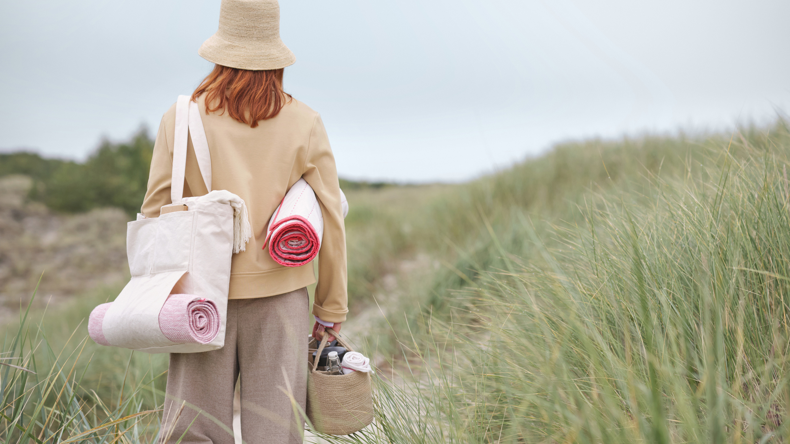 nature, yoga mat, ikea, recreation, carrying basket