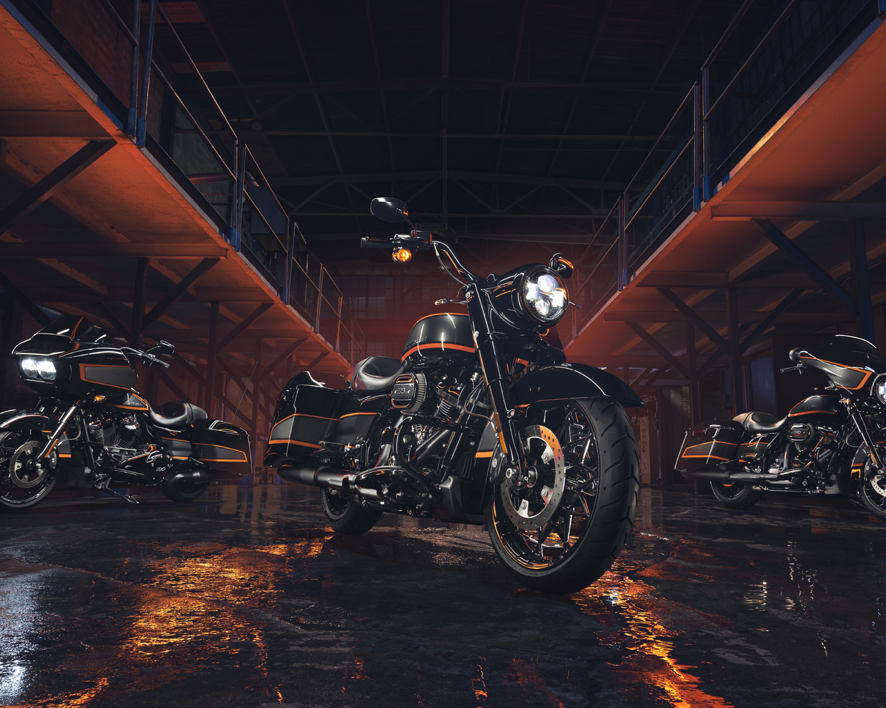 harley-davidson, 2022, custom, grand american touring models