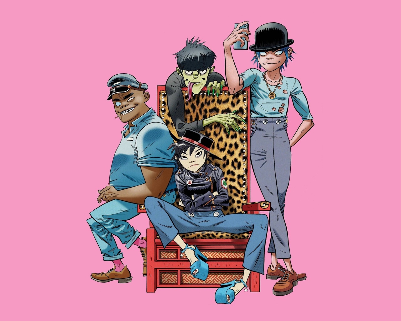 gorillaz, virtual band, alternative rock, electronic, hip hop