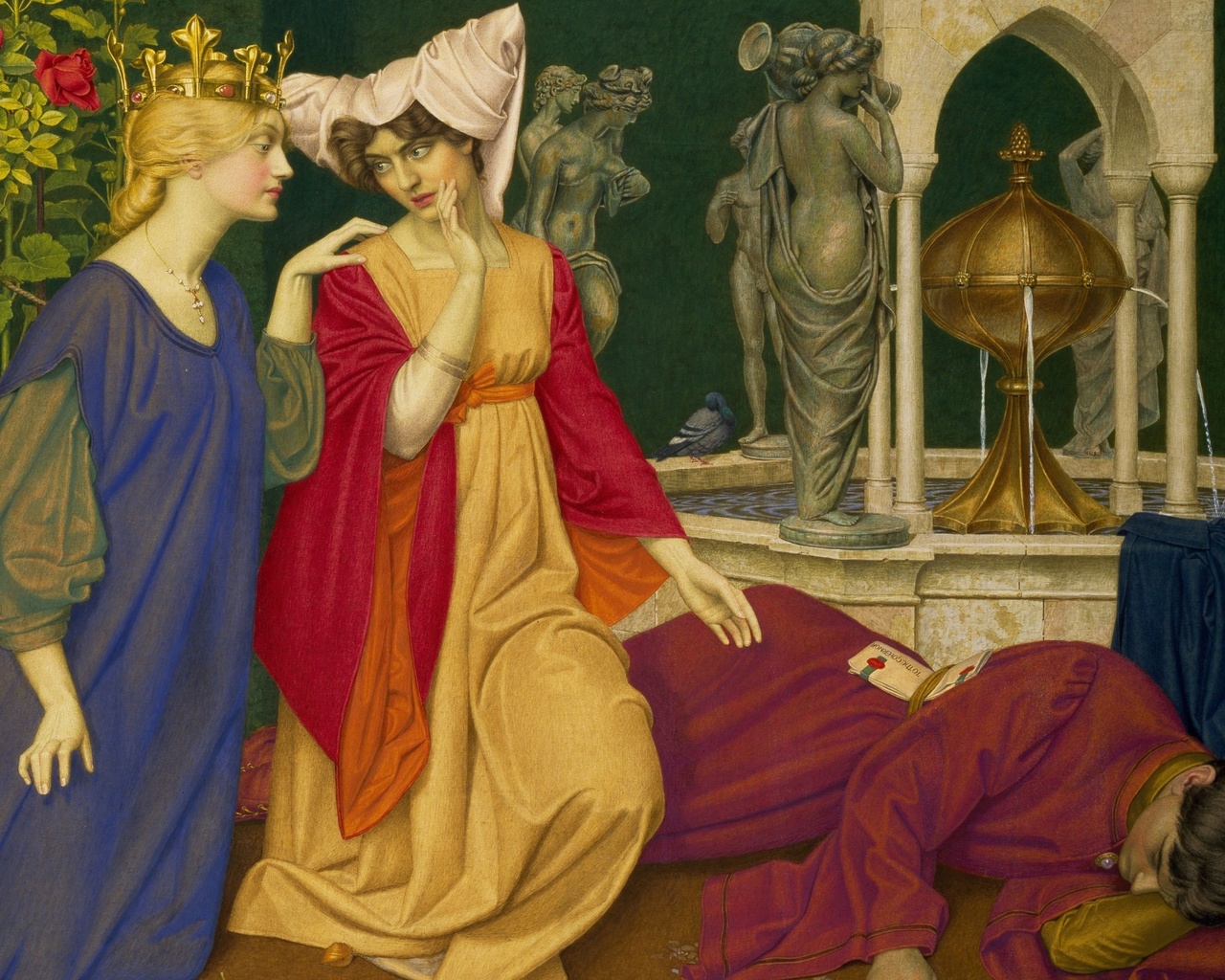 joseph edward southall, 1908, english, the man born to be king