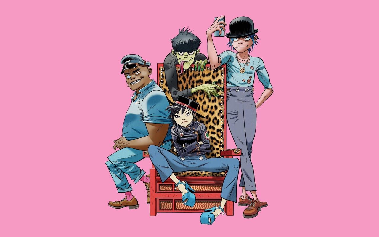 gorillaz, virtual band, alternative rock, electronic, hip hop