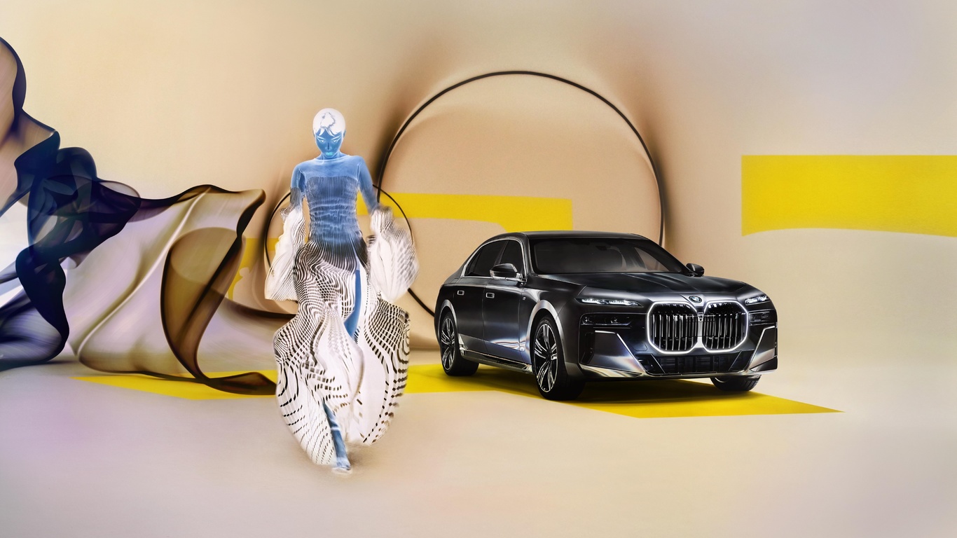 bmw, electric vehicles, bmw i7, campaign with nick knight