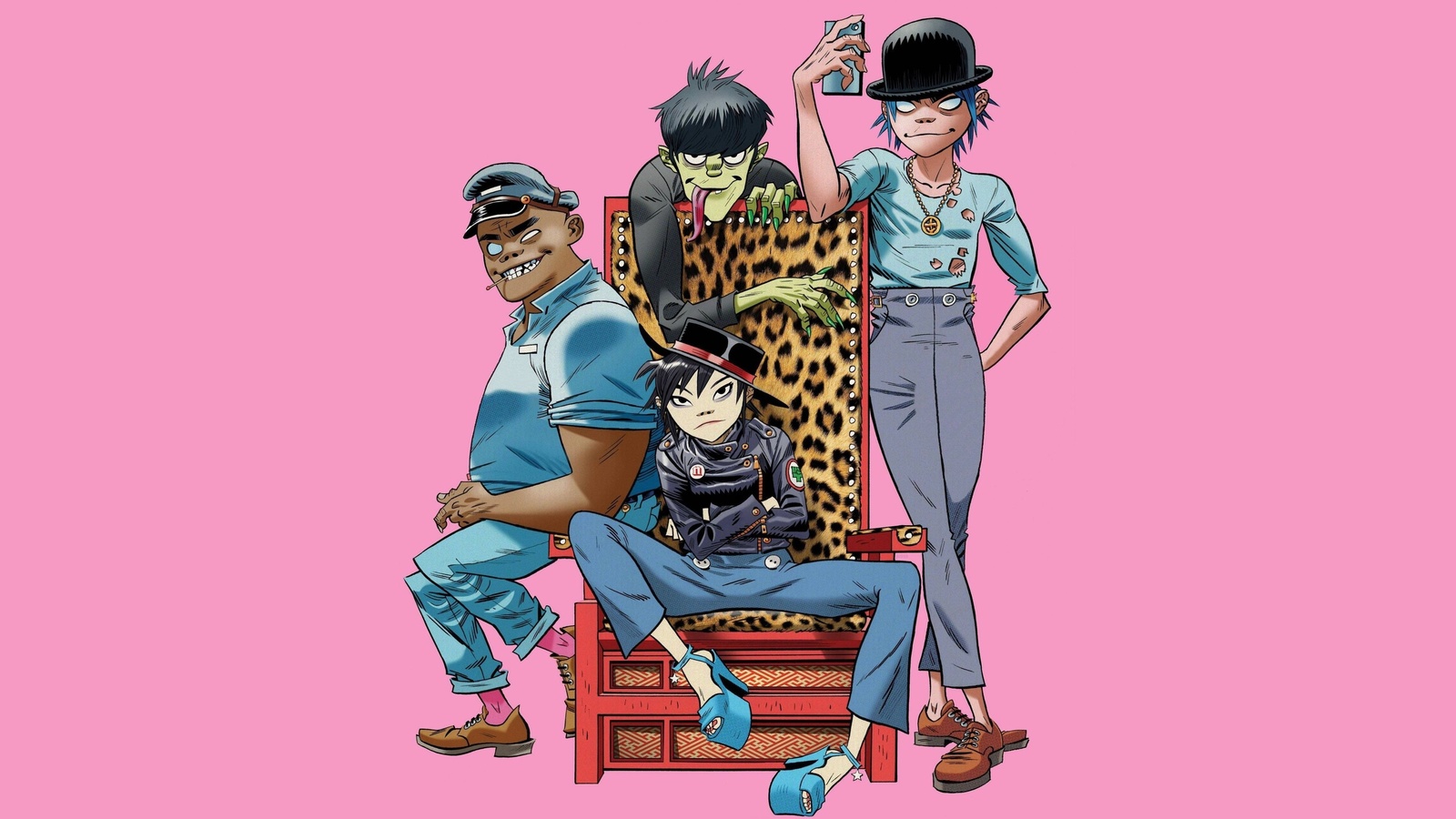 gorillaz, virtual band, alternative rock, electronic, hip hop