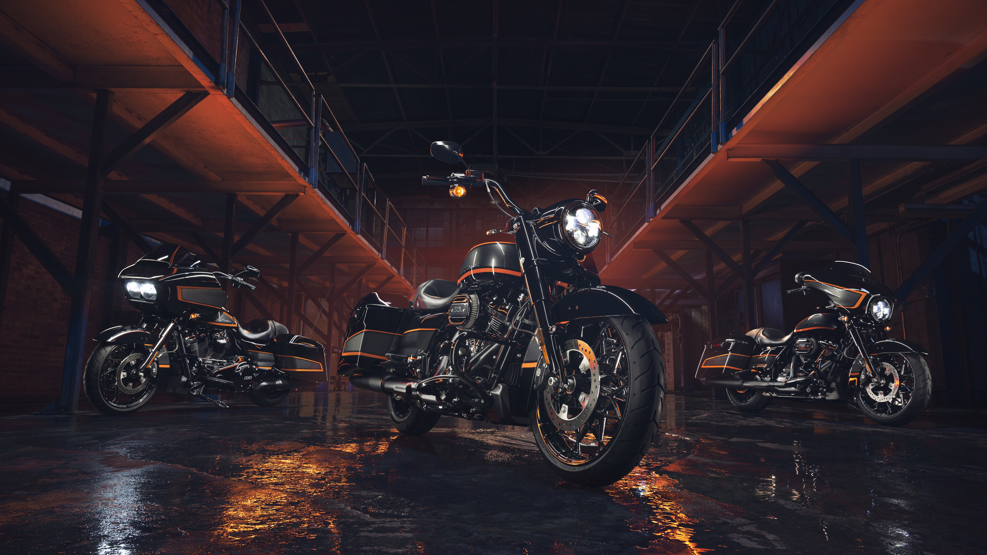 harley-davidson, 2022, custom, grand american touring models