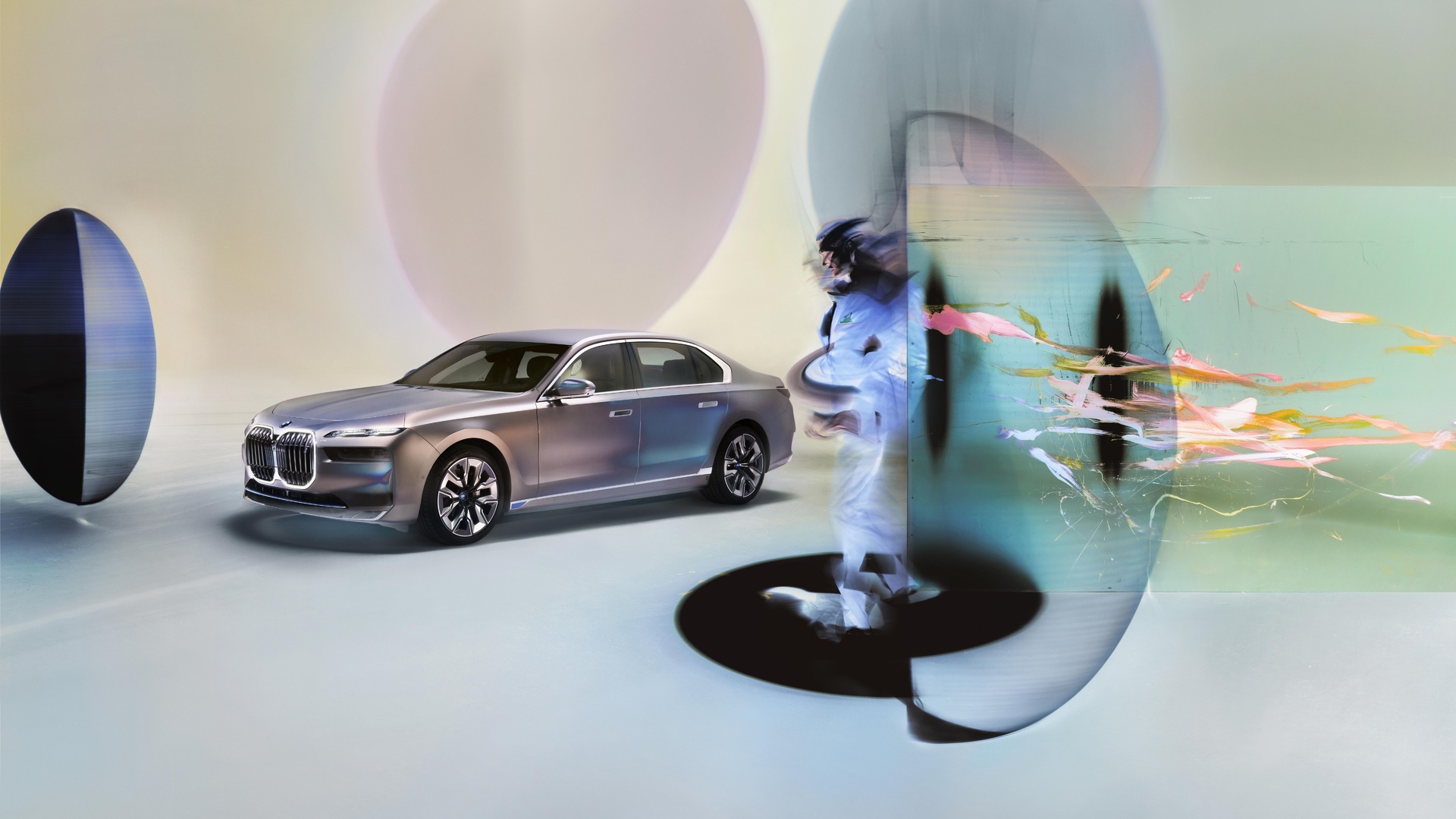 bmw, electric vehicles, bmw i7, campaign with nick knight