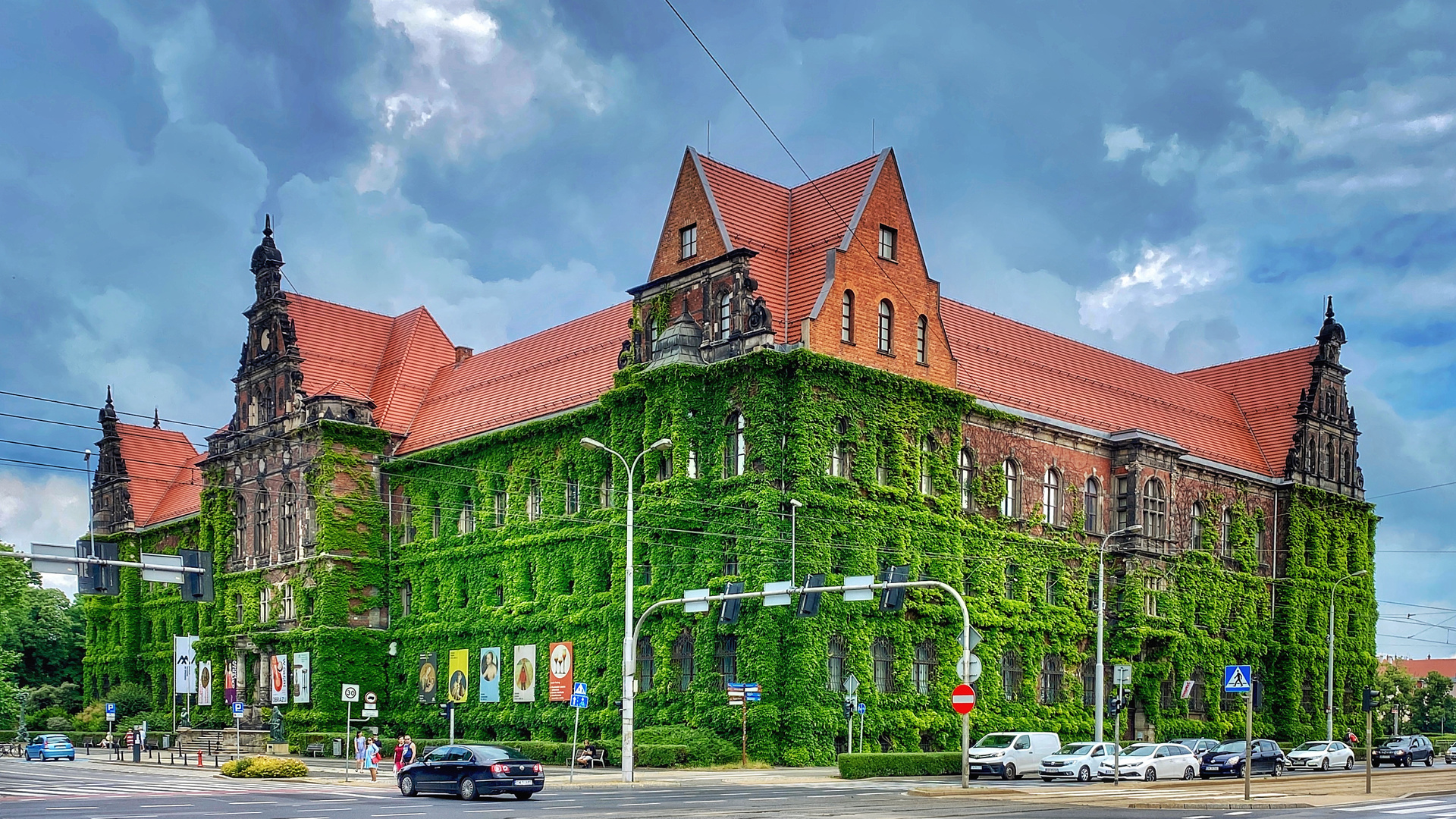 wroclaw, nationalmuseum, living wall