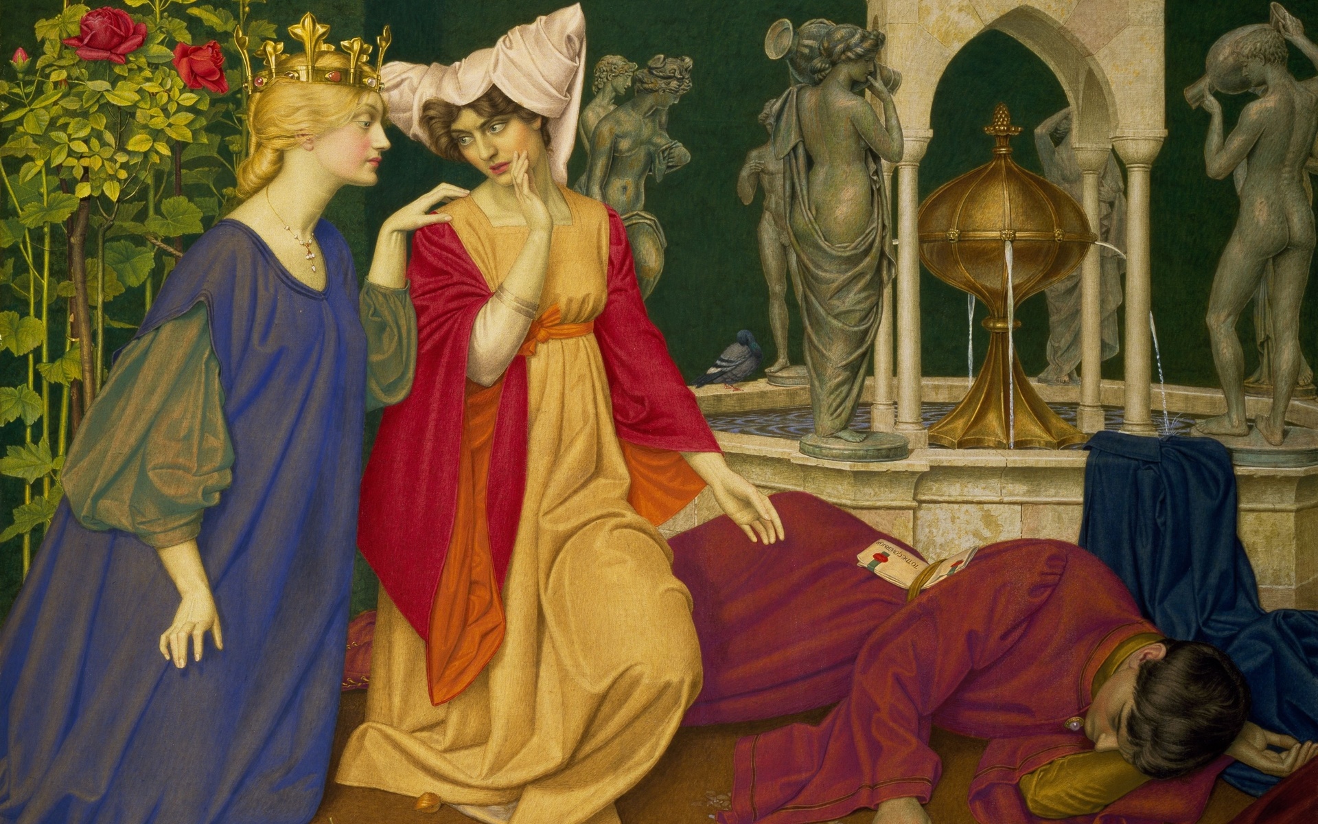 joseph edward southall, 1908, english, the man born to be king