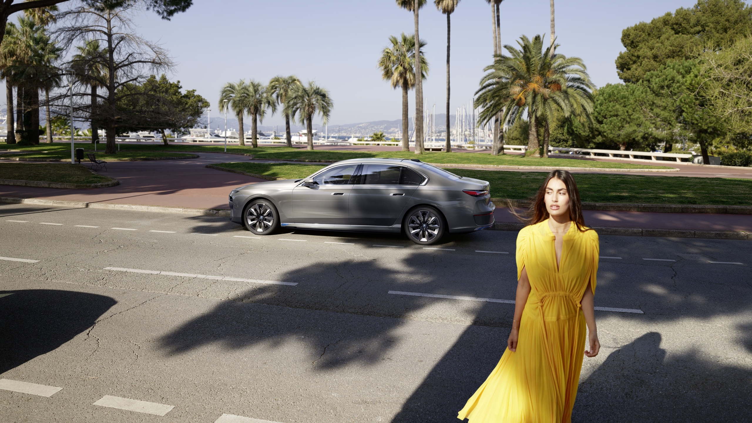 bmw, cannes, electric luxury car, bmw i7