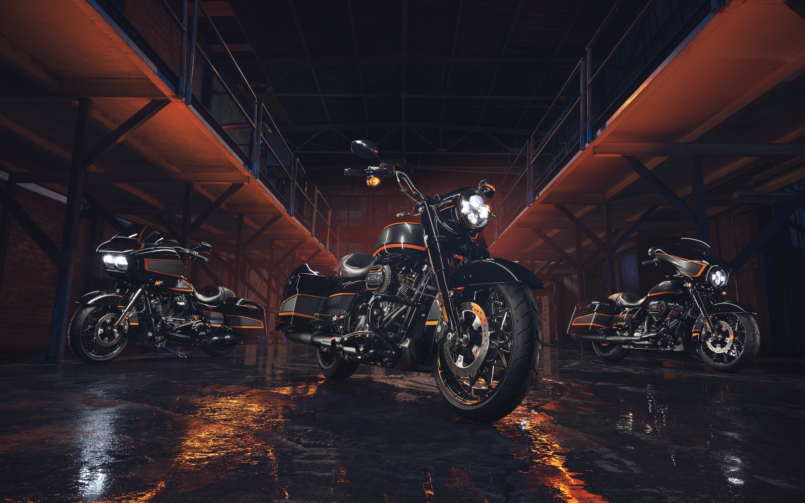 harley-davidson, 2022, custom, grand american touring models