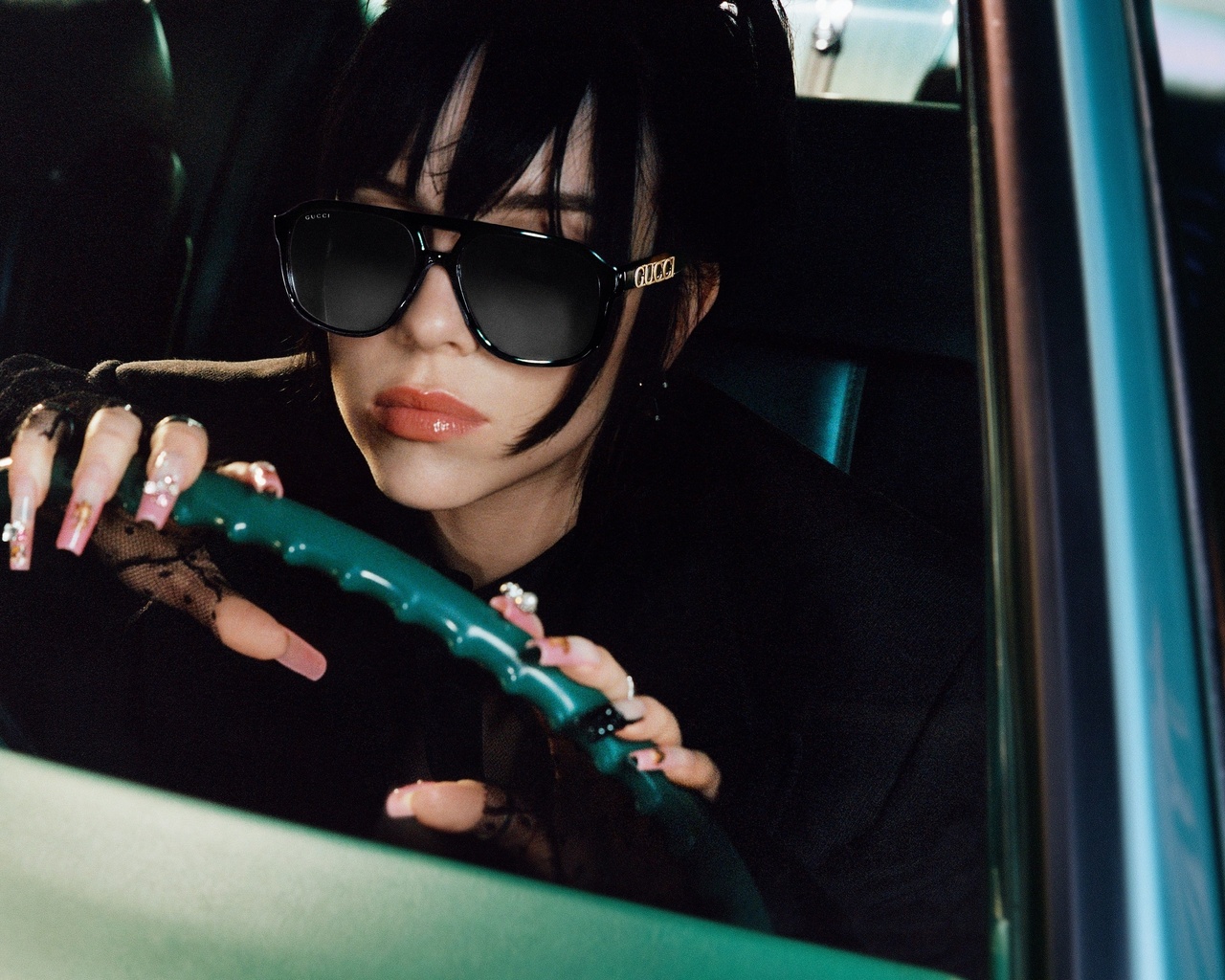 billie eilish, gucci, eyewear campaign