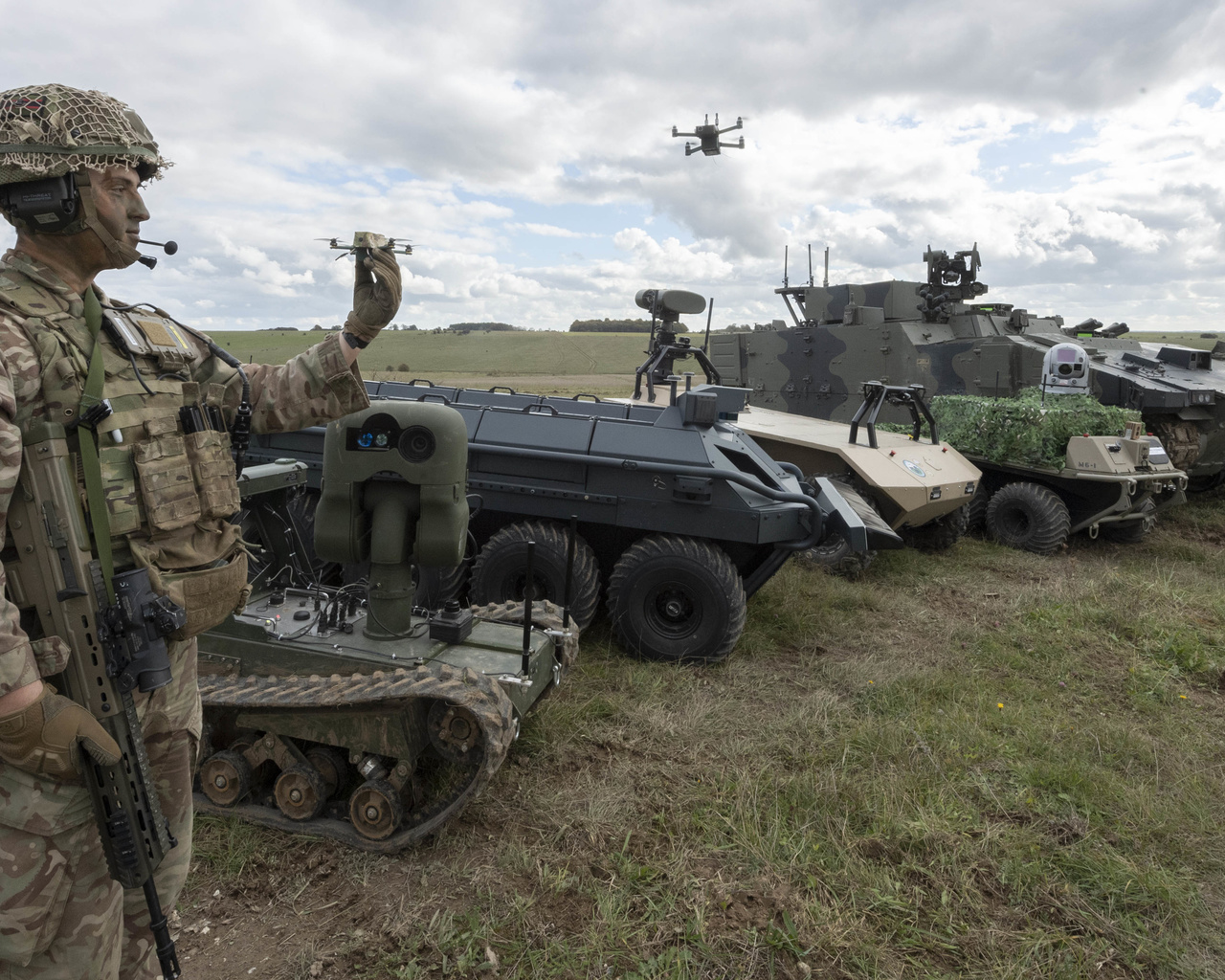 british army, future soldier, un-crewed aerial systems, air defence, logistical support