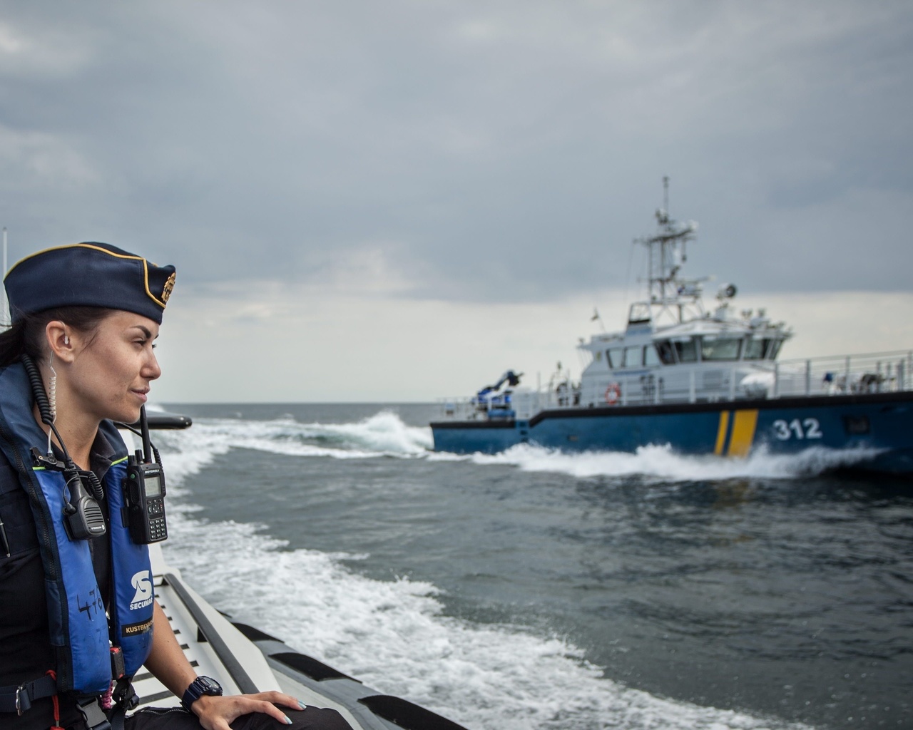 swedish coast guard, ship kbv 312, baltic sea