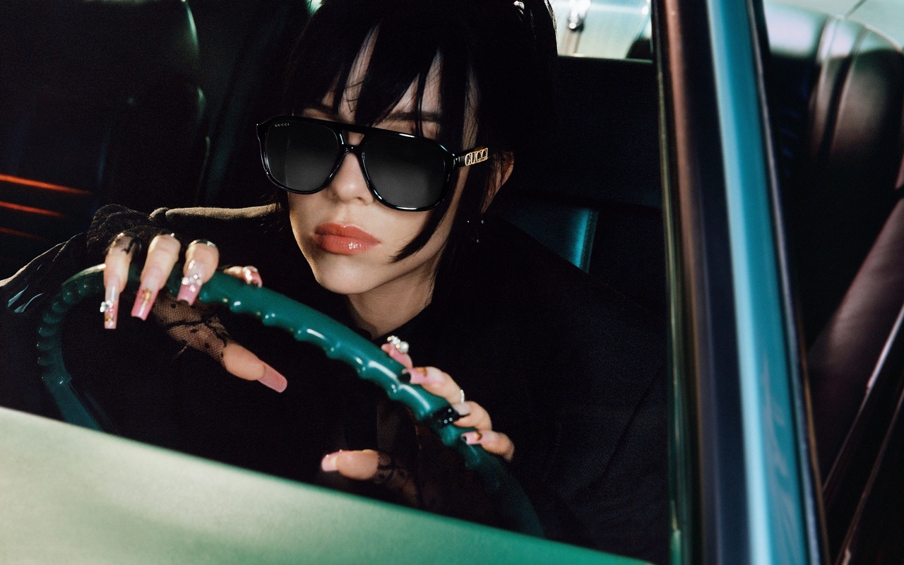 billie eilish, gucci, eyewear campaign