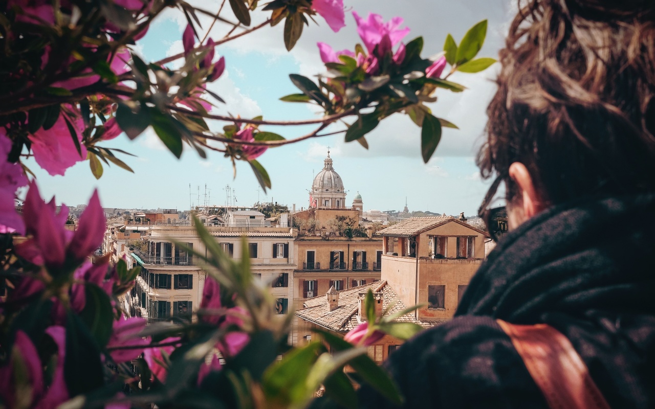 piazza di spagna, spanish steps, rome, italy