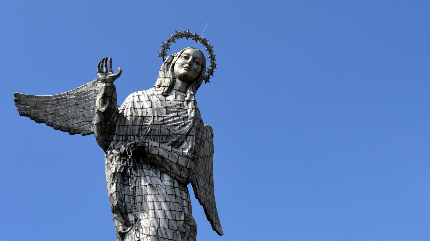 quito, ecuador, el panecillo, virgen de quito