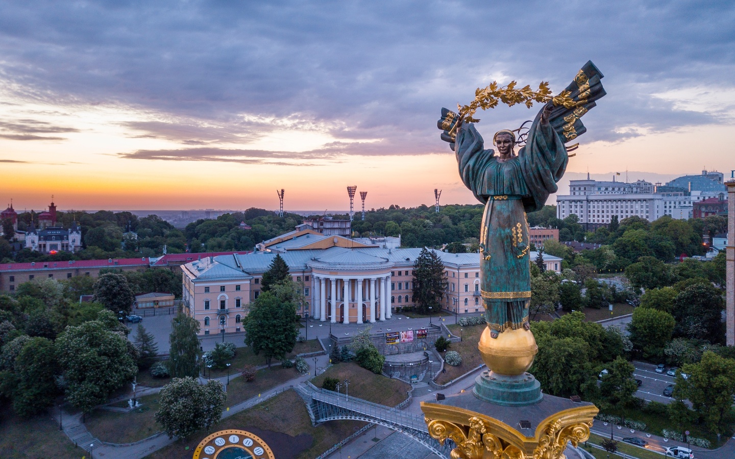 europe, ukraine, kyiv, maidan nezalezhnosti, independence monument