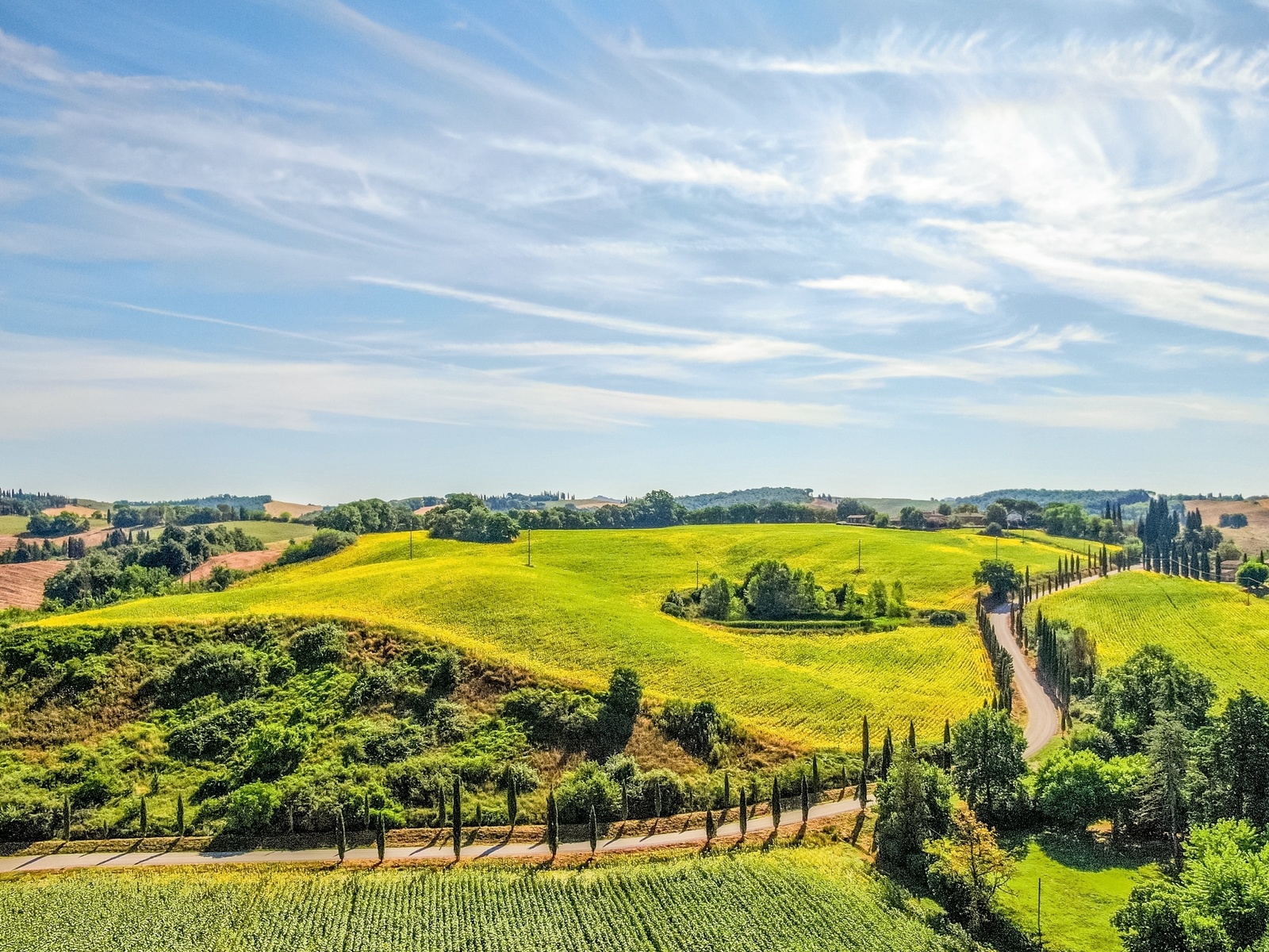 tuscany, countryside, italy, nature