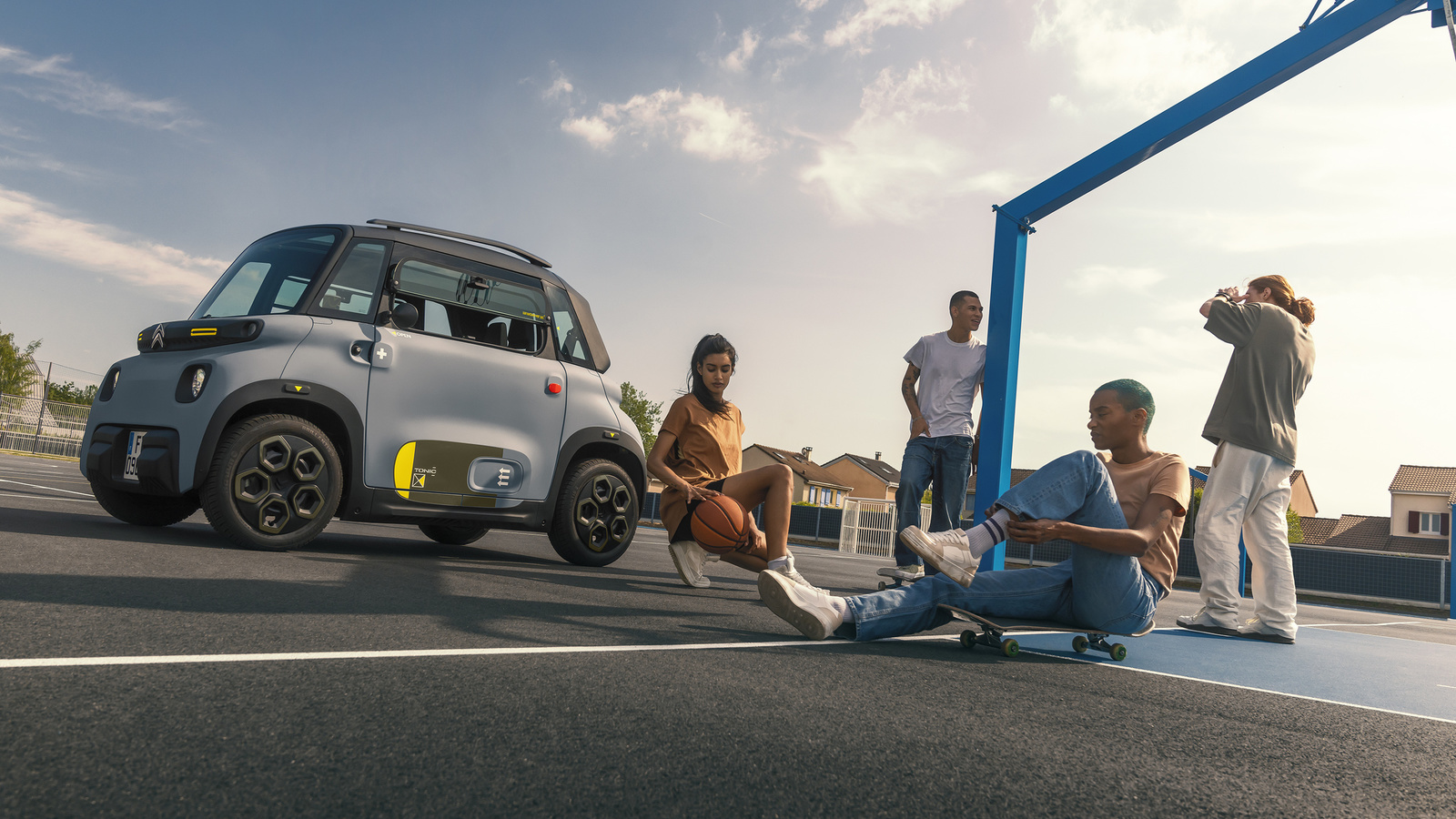 citroen, very expressive vehicle, citroen my ami tonic, two-passenger electric quadricycle