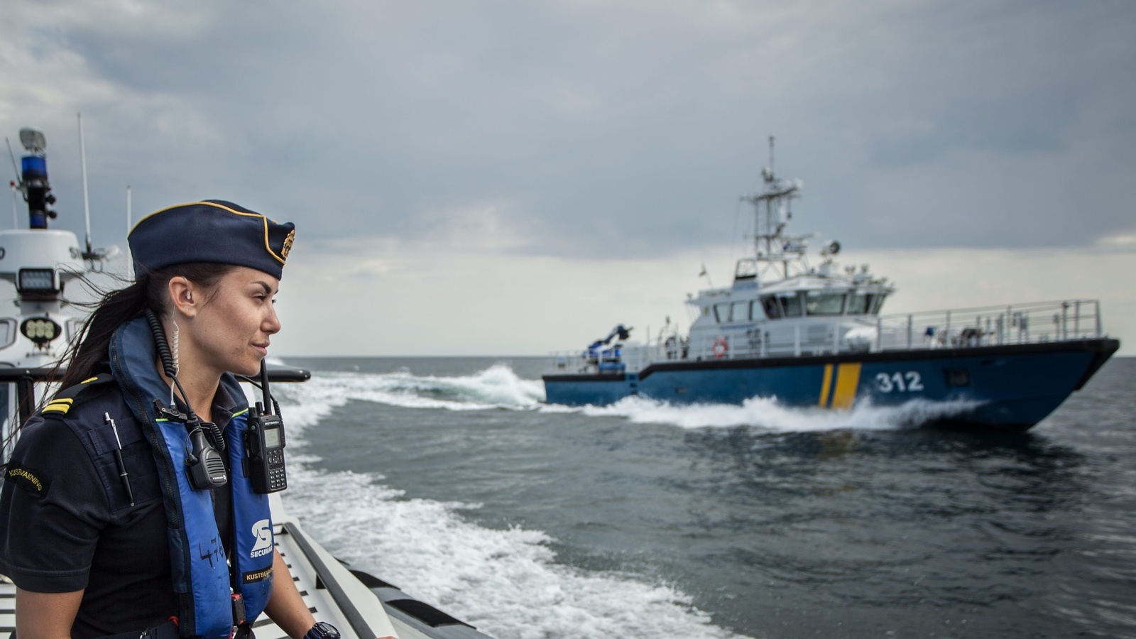 swedish coast guard, ship kbv 312, baltic sea