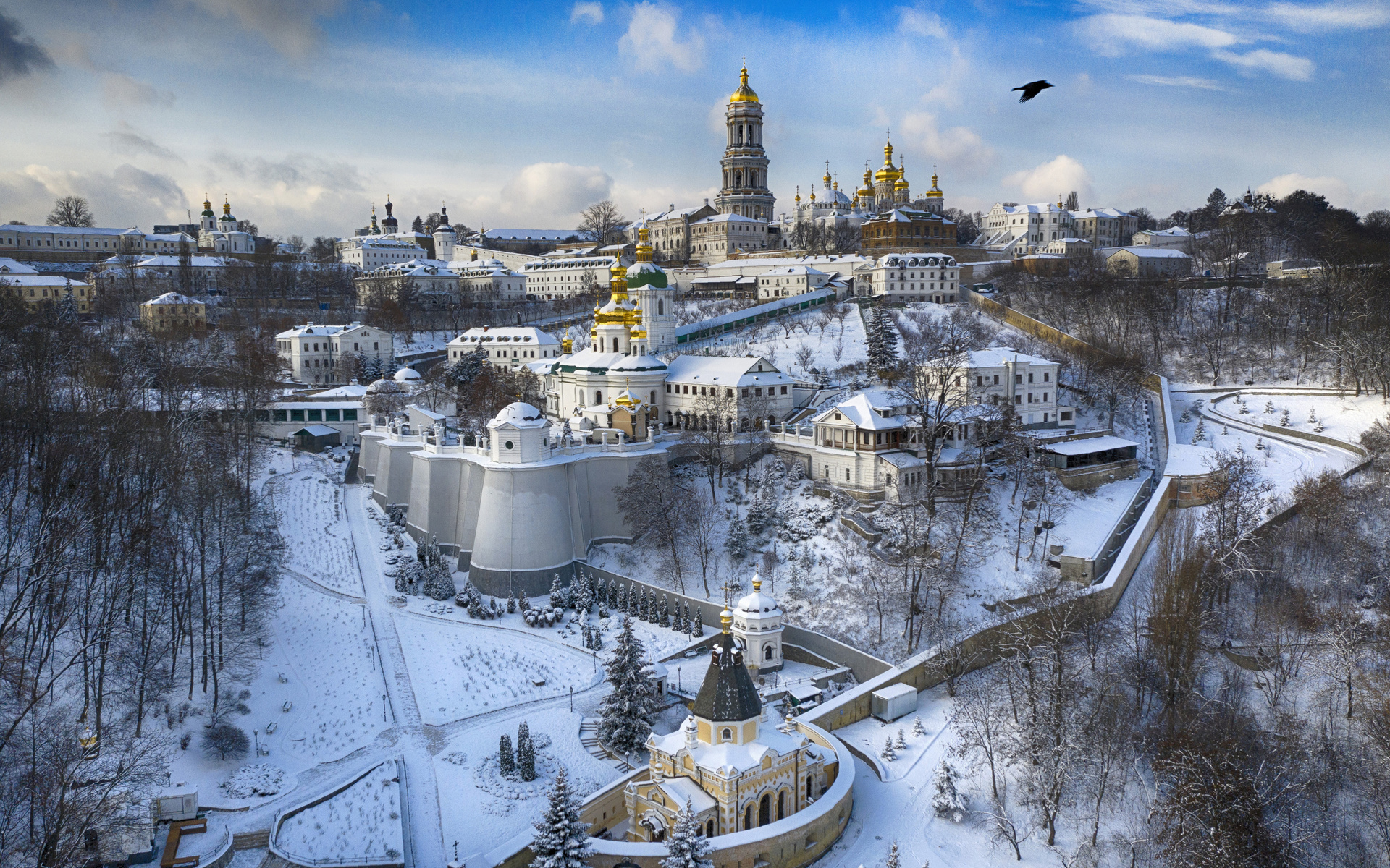 kyiv pechersk lavra, kyiv, ukraine, saint sophia cathedral