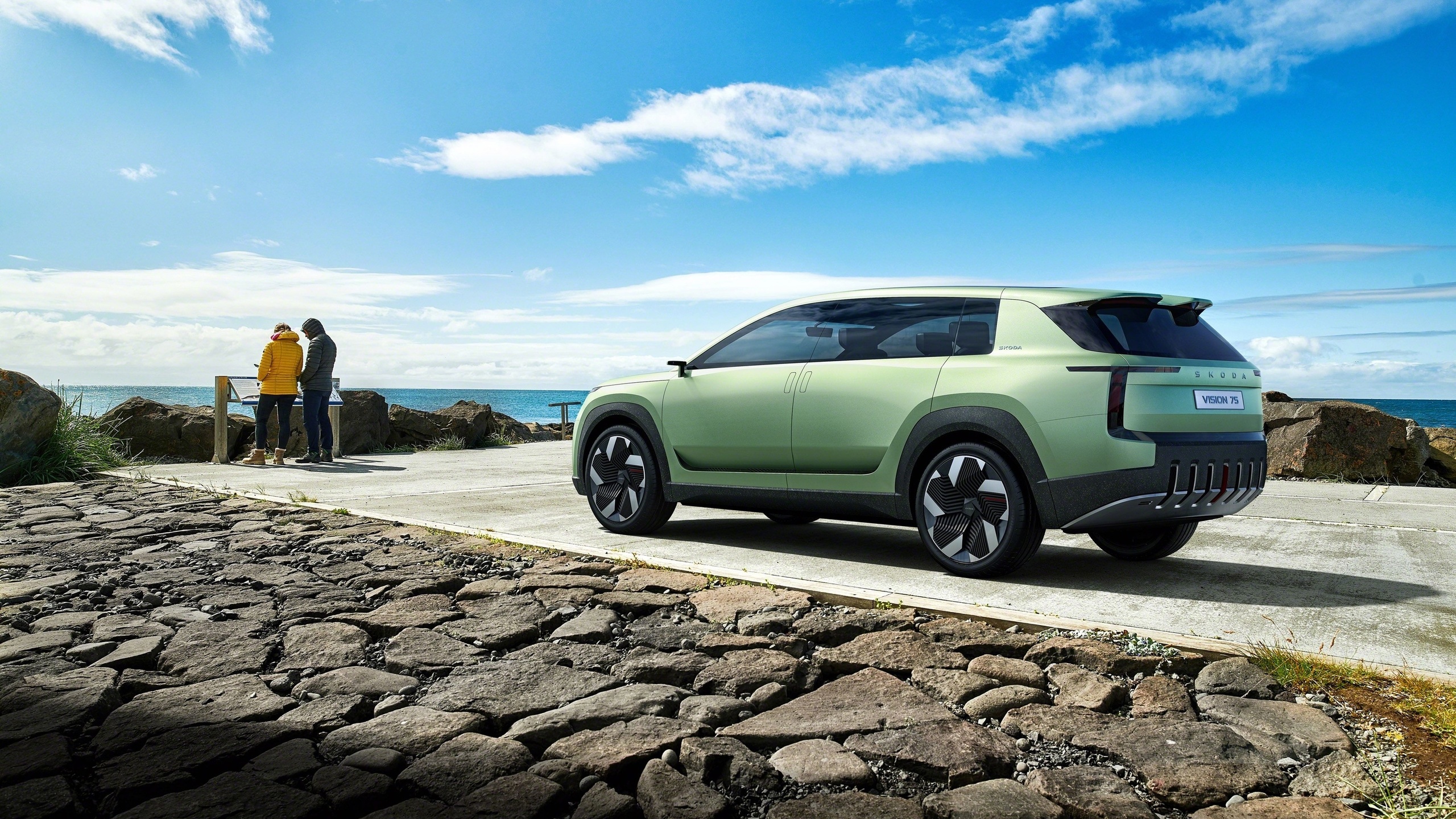 emobility, skoda vision 7s, 2022, concept, skoda, electro vehicle