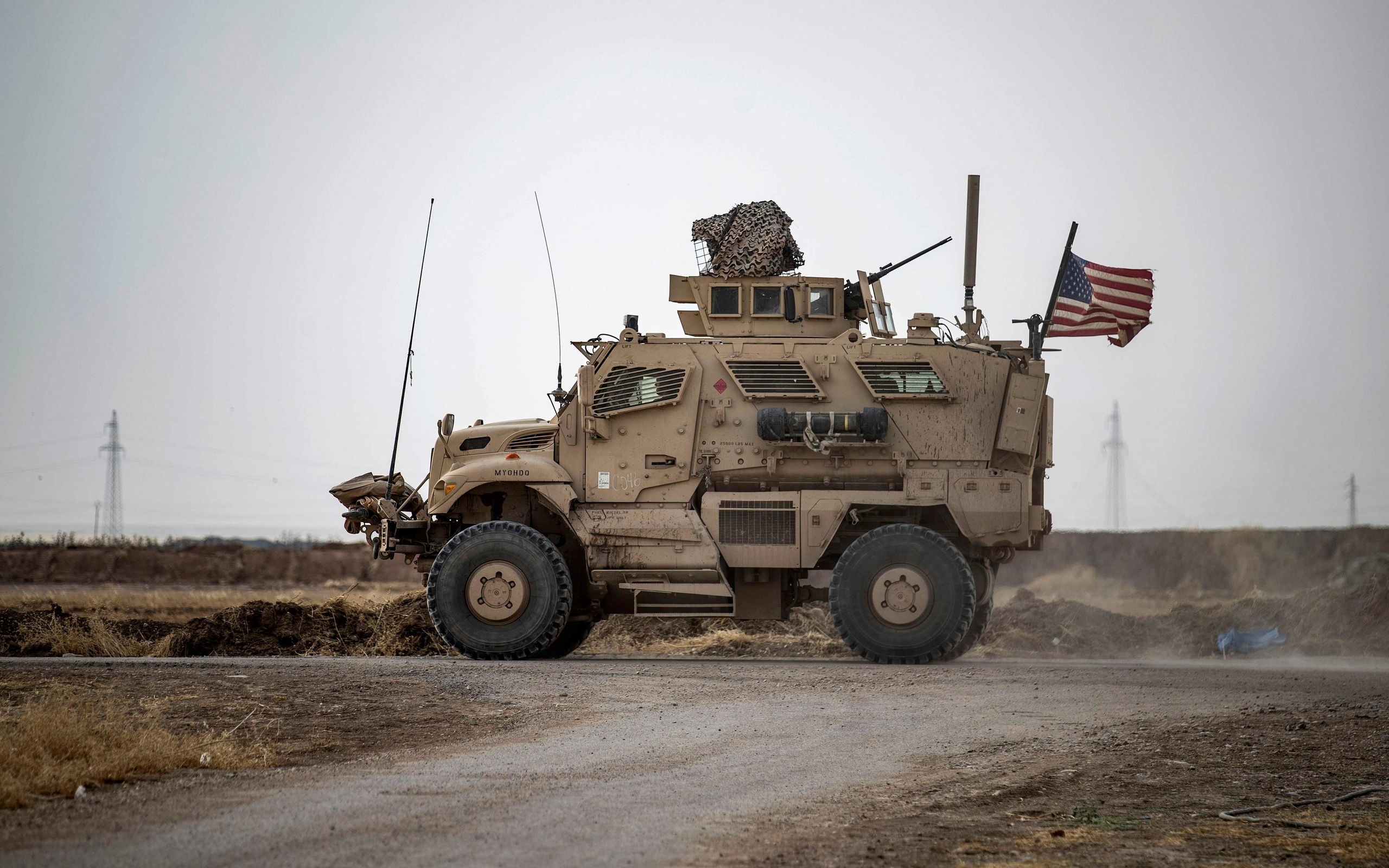 military base, us vehicle, rumaylan, syria