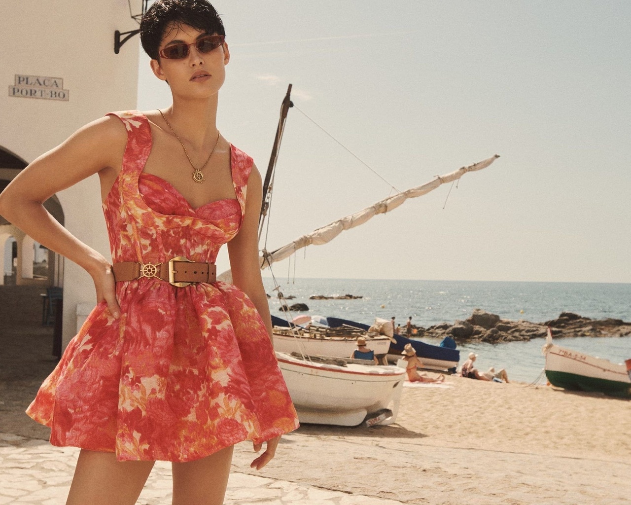 zimmermann, resort 2023 campaign, coastal chic, grace elizabeth