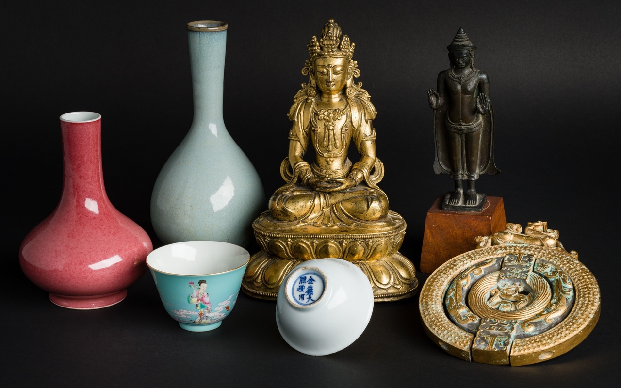 asian art, porcelain, bronze statuettes, antiquities