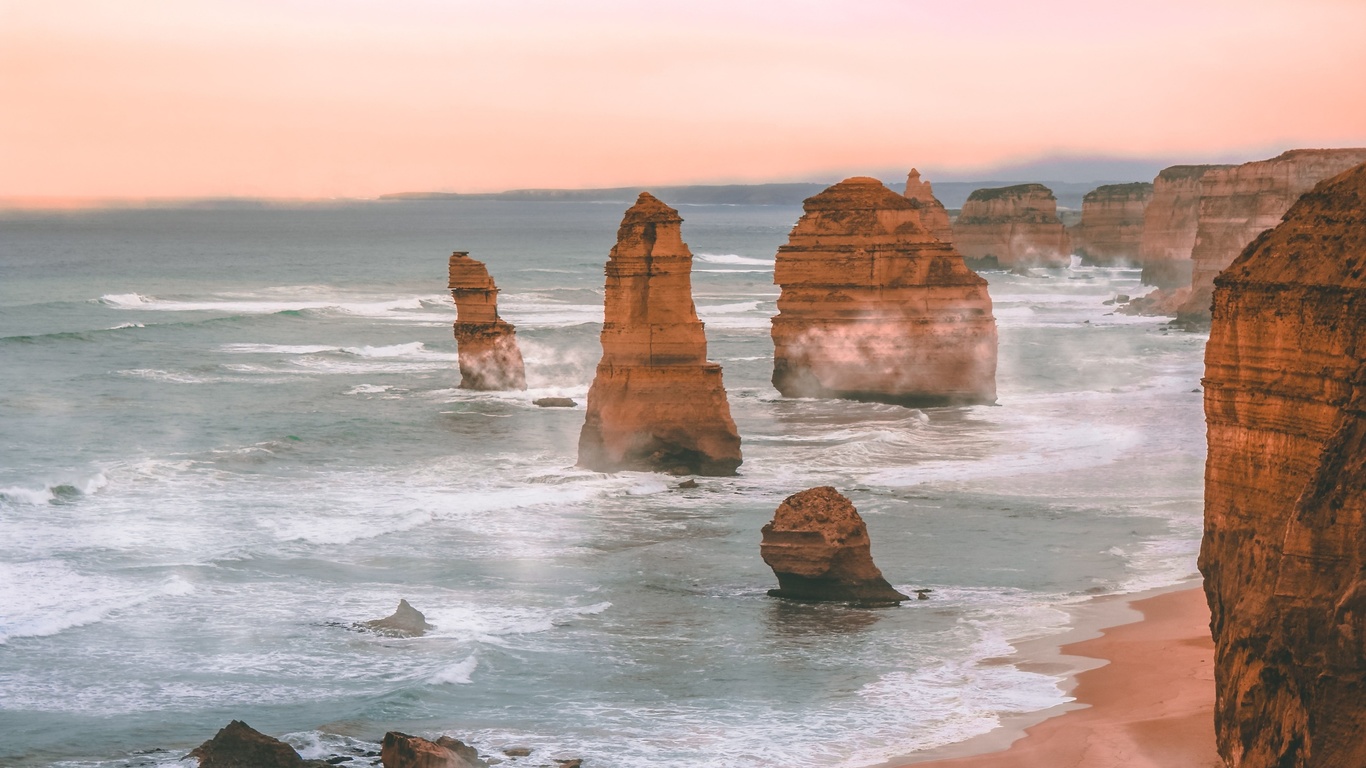 the twelve apostles, collection of limestone stacks, port campbell national park, australia