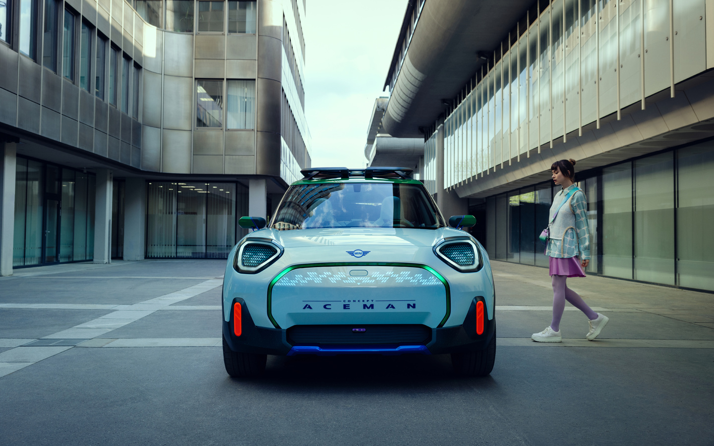 mini, premium small car, purely electrically driven, mini aceman, concept