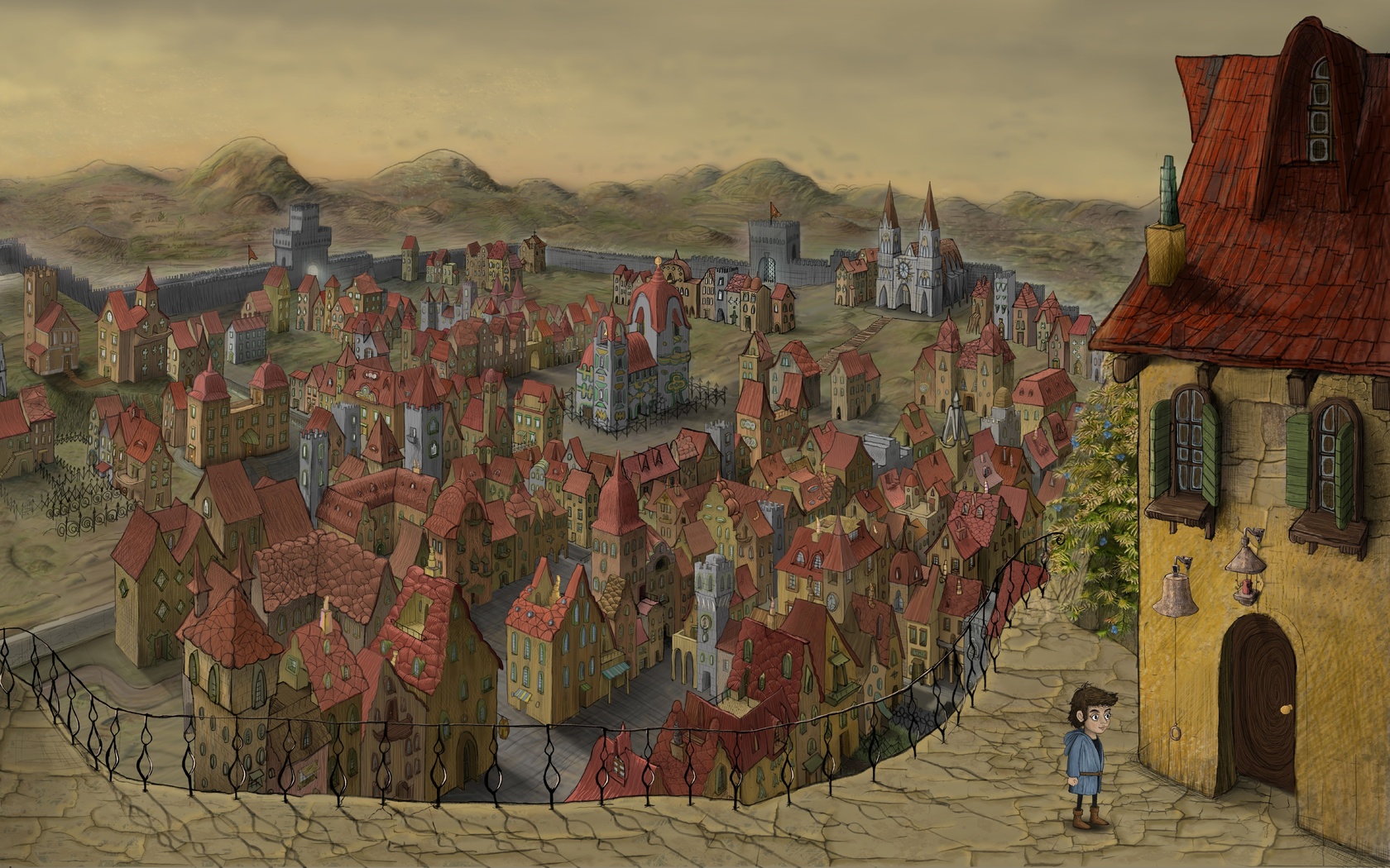 occulto, point and click artistic adventure game, 2023, fantasy world